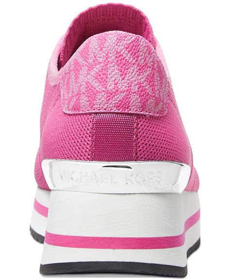 michael michael kors women's monique trainer sneakers|monique mixed media trainer.